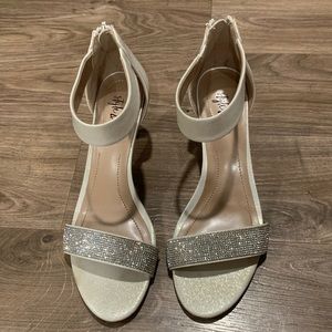 Style and Co heels.  Size 7.  Cream color.